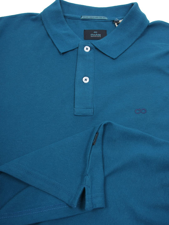 Polo T-shirt Πετρόλ