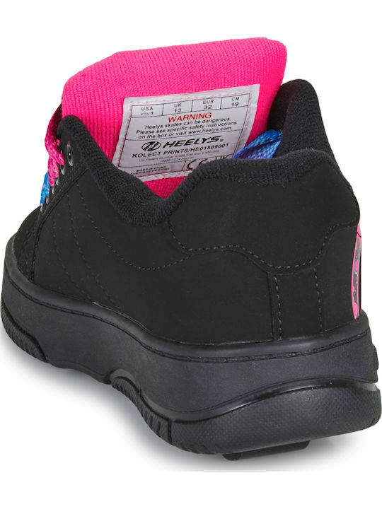 Παιδικά Sneakers με Ροδάκια Μαύρα