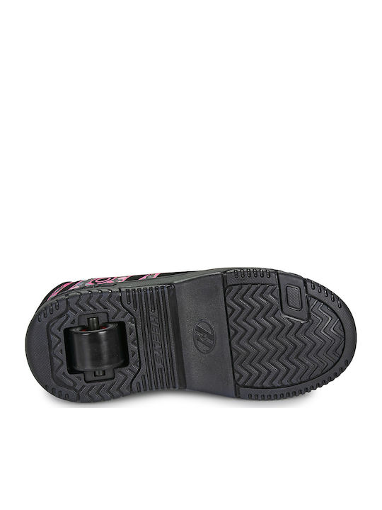 Παιδικά Sneakers με Ροδάκια Μαύρα