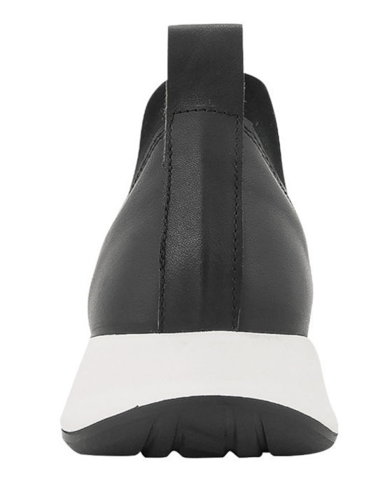 Cress Men's Leather Slip-Ons Black