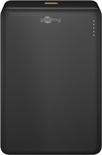 Goobay Power Bank 10000mAh με Θύρα USB-C Μαύρο