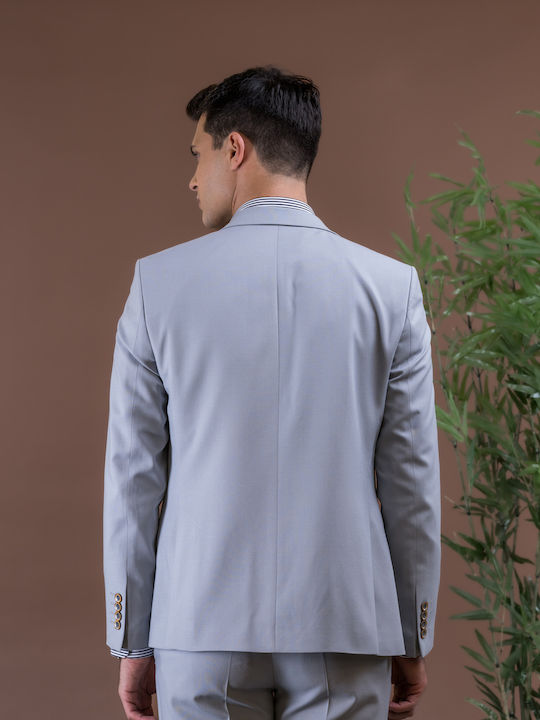 Herrenanzug mit Weste Grey