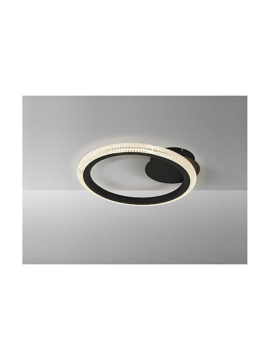 Ring Осветително тяло За стена LED Черен 40см.
