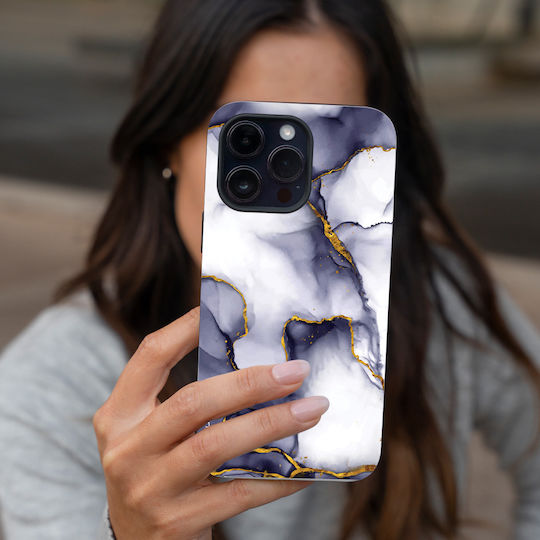Sonique Marble Series Hülle für Oneplus Nord CE 2 Lite 5G Lila Grau