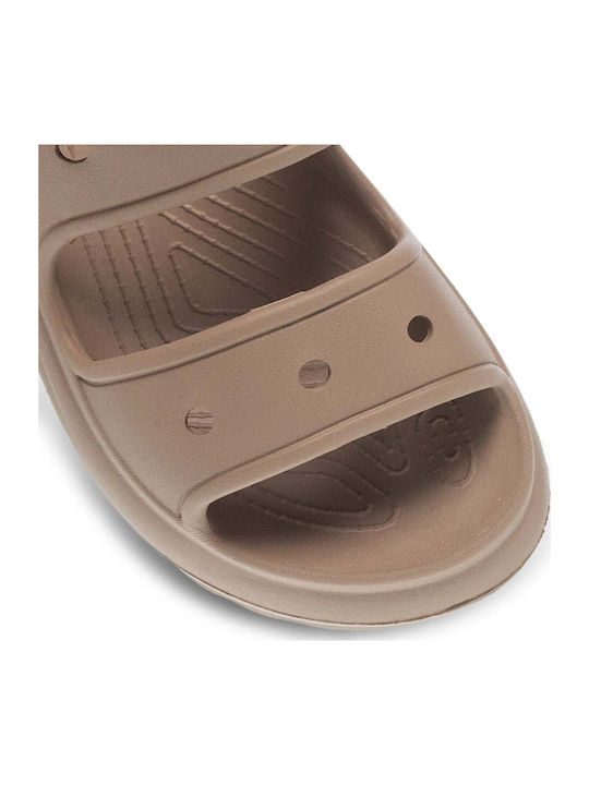 Frauen Flip Flops in Beige Farbe
