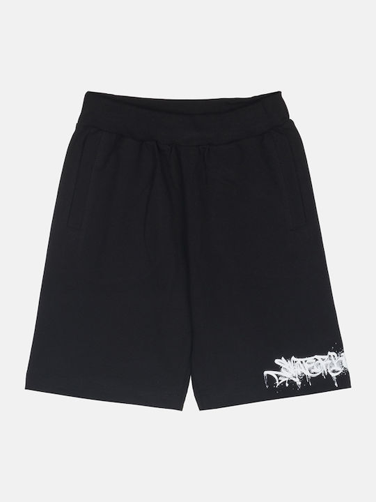 Kids' Set with Shorts Summer 2pcs Black Jersey