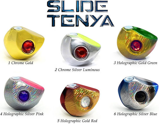 Pregio Hitotsu Slide Tenya Köpfe Stn 65gr #4 Holographisches Silber Pink