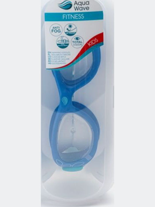 Aquawave Swimming Goggles Kids with Anti-fog Lenses Blue