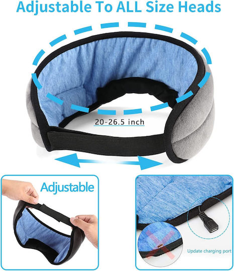 ACP Sleep Mask with Bluetooth Gray