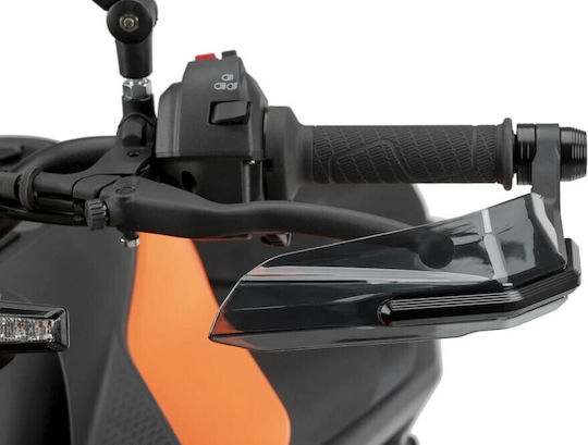 Puig Motorcycle Protective Hand Guards in Black Colour