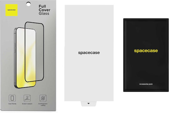 Spacecase Tempered Glass Μαύρο (iPhone 17e / 16e / 14 / 13 / 13 Pro)