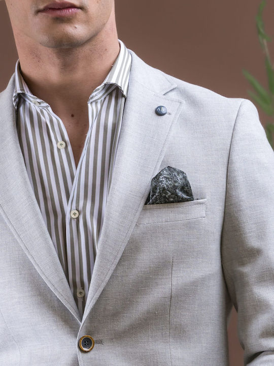 Men's Summer Suit Jacket Slim Fit Gray