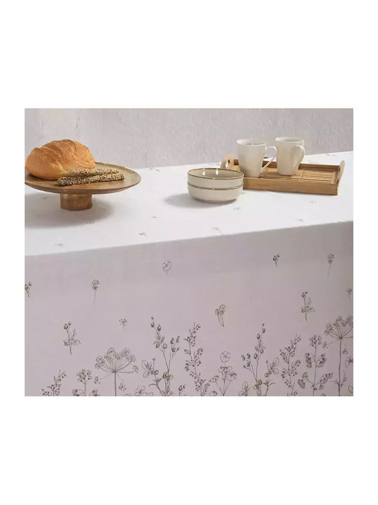 Nef-Nef Homeware Tablecloth Claris Ecru 140x240cm