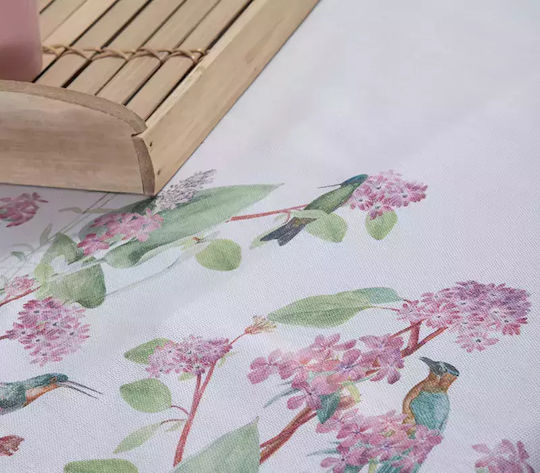 Nef-Nef Homeware Τραπεζομάντηλο Βαμβακερό Dream On Εκρού 140x180εκ.