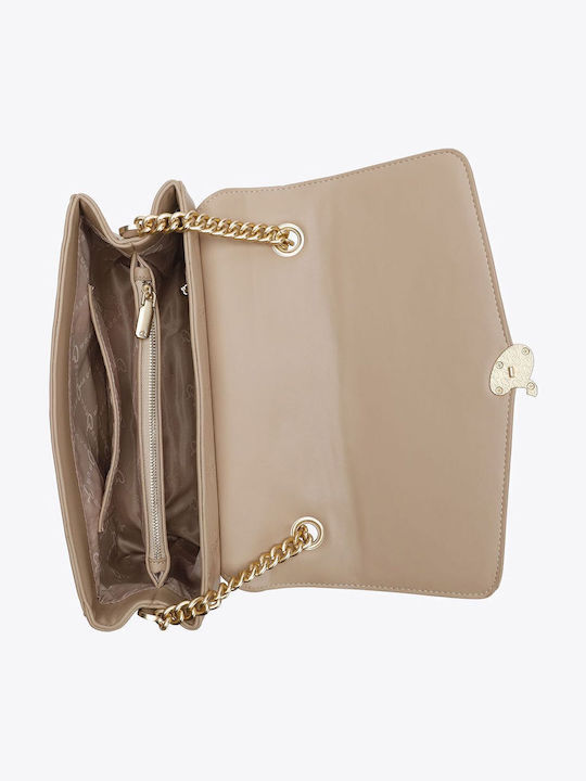 Damentasche Schultertasche Beige