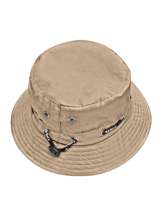 Summertiempo Fabric Men's Hat Bucket Style Ecru