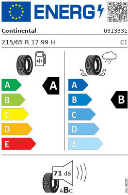 Continental 215/65R17 99H Лято Гума