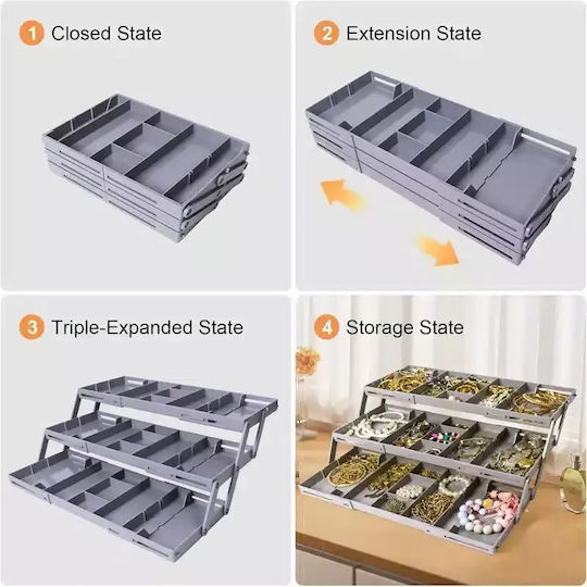 Desktop Drawer Gray