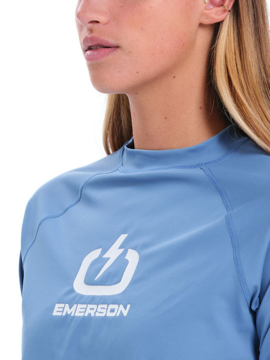 Emerson Women's Short Sleeve Sun Protection Shirt Blue