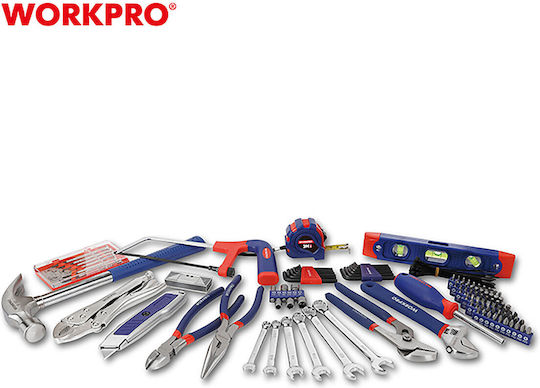 WorkPro Τσάντα Χειρός με 156 Εργαλεία