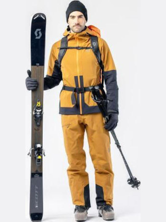 Scott 420888SCT_BLC_BRBR Ανδρικό Μπουφάν Soft Shell για Σκι & Snowboard Καφέ