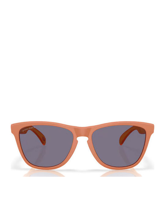 Oakley Frogskins Men's Sunglasses with Orange Plastic Frame and Gray Lens OO9013-M1