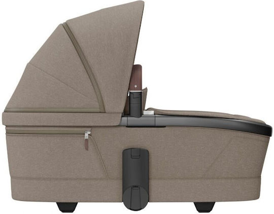Maxi-Cosi Fame Twillic Verstellbar 2 in 1 Baby Kinderwagen Geeignet für Neugeborene Truffle (& Σετ Αντάπτορες Καθίσματος)