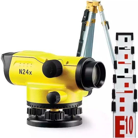Nivel Nivel N24x Automatic Optical Level with Tripod & Rod 24x