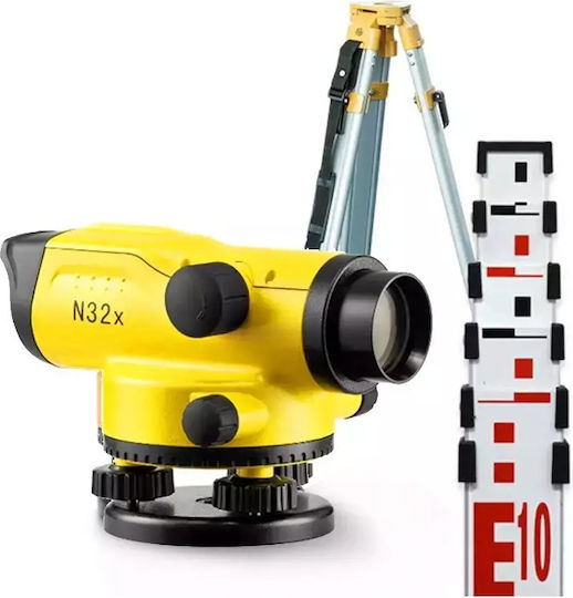 Nivel N32x Automatic Optical Level with Tripod & Rod 32x