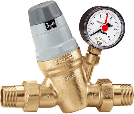 Caleffi DN20 Pressure Pipe Regulator Brass 3/4" Male