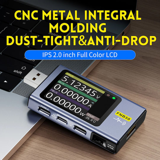 Fnirsi FNR-FNB58 Уред за тестване на ПК USB порт