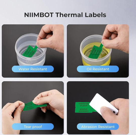 Niimbot 100 Αυτοκόλλητες Ετικέτες σε Ρολό για Εκτυπωτή Ετικετών 25x38mm