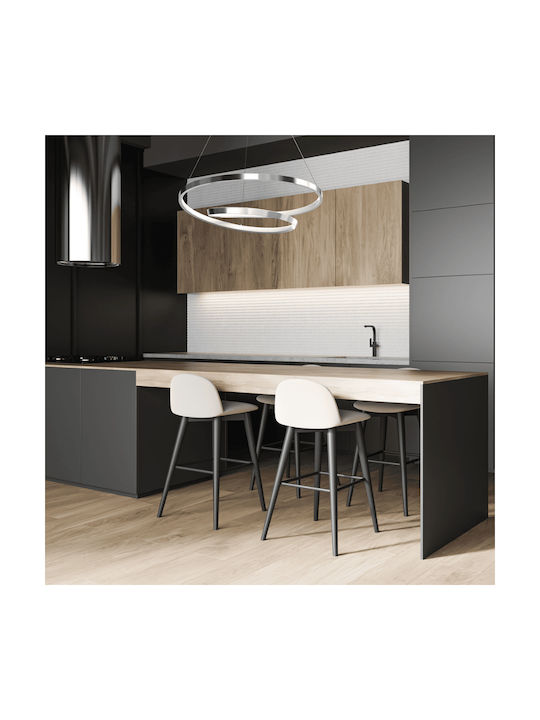 Eko Light Lucerno Висящо Осветително Тяло Сребрист 50см.