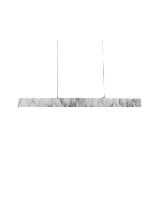 Eko Light Pierce Κρεμαστό Φωτιστικό Λευκό LED