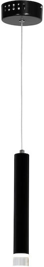 Eko Light Carbon Κρεμαστό Φωτιστικό Μαύρο LED