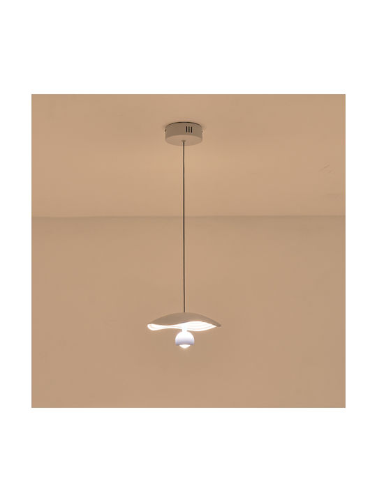 Eurolamp Κρεμαστό Φωτιστικό Μπλε LED με Θερμό Λευκό Φως 23x23εκ.