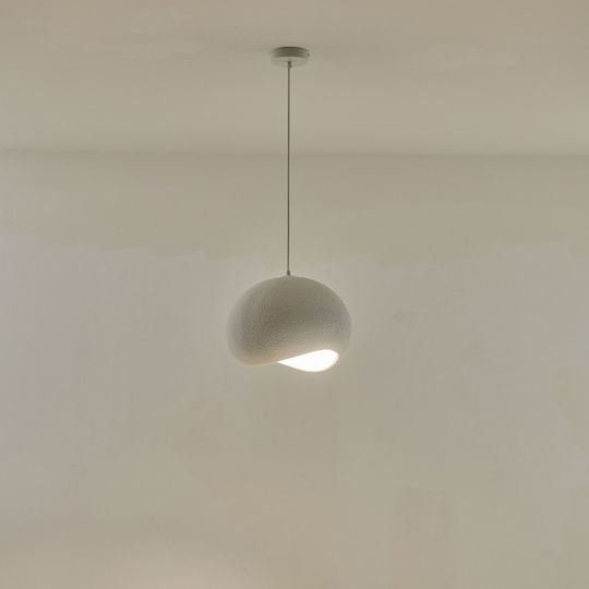 Eurolamp Aeonic Pendant Light Gray with Socket E27 40x35x31cm
