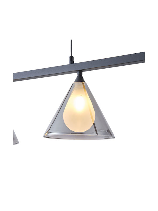 Eurolamp Pendant Light Gray for 4 Bulbs G9 108x141cm