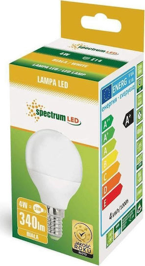 Spectrum LED Bulb 4W for Socket E14 Natural White 340lm