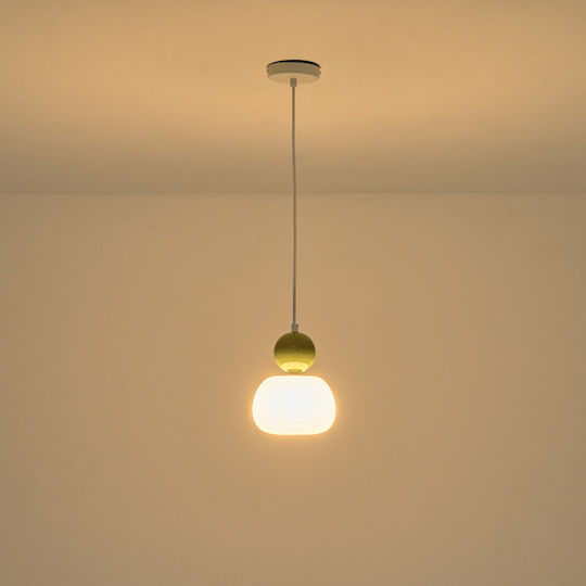 Eurolamp Κρεμαστό Φωτιστικό Λευκό 18x129εκ. Eurolamp Κρεμαστό Φωτιστικό Λευκό 18x129εκ.