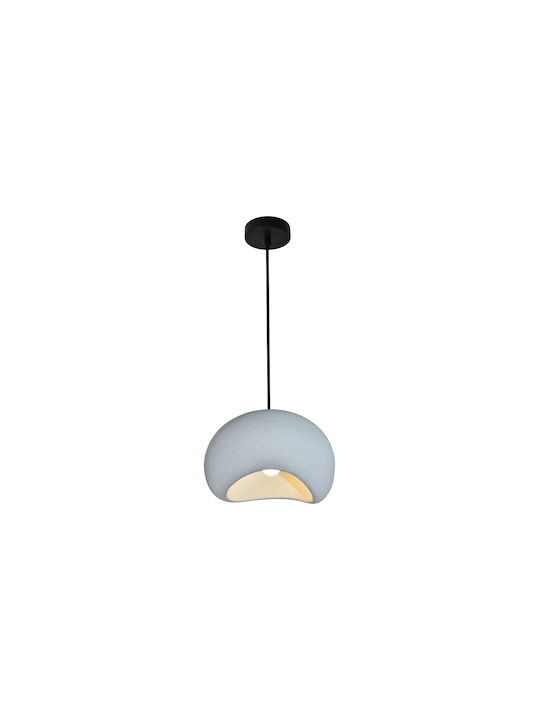 Eurolamp Aeonic Pendant Light Gray with Socket E27 34x30x25cm