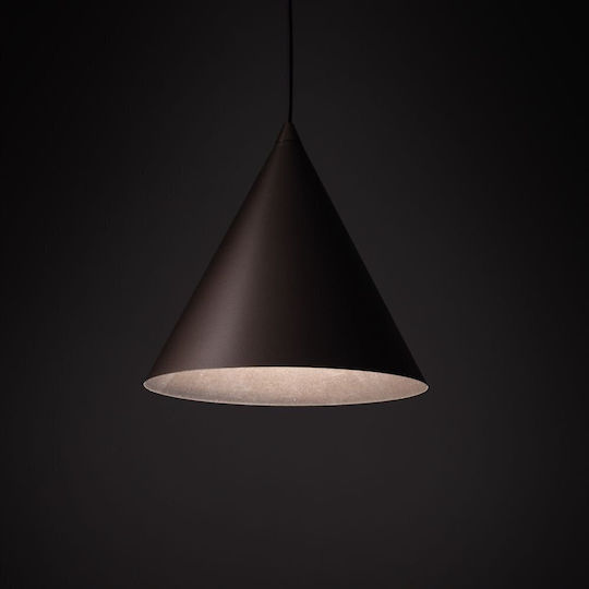 TK Lighting Hängelampe Braun 25x25cm