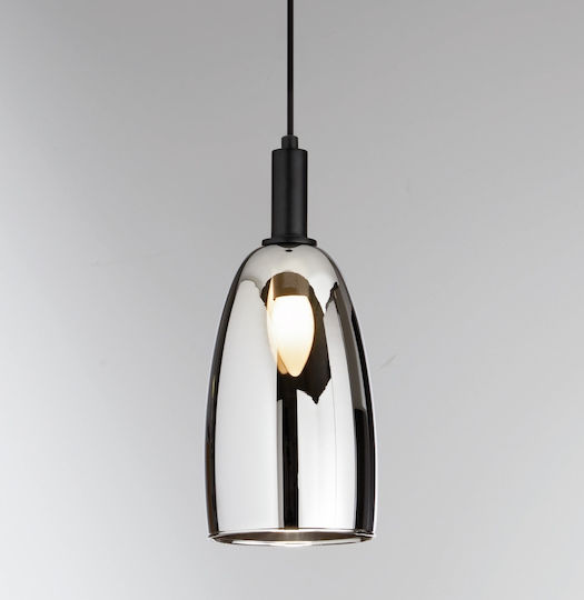 Fan Europe I-Weizen-S1 Pendant Light Black Bell with Socket E14, E.14 14x24x150cm