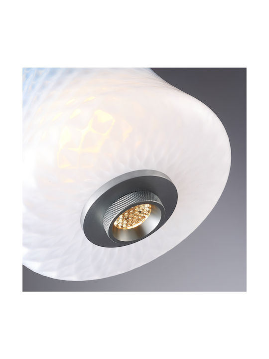 Sun Light Κρεμαστό Φωτιστικό Μαύρο LED 35x35x180εκ.