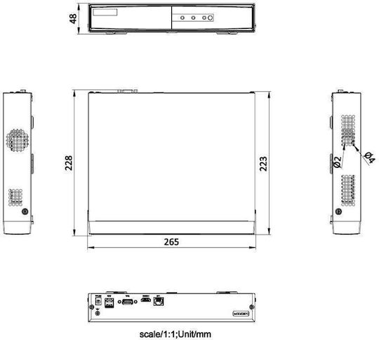 Hikvision DS-2CE70DF3T-LMFS CCTV Cameră de Supraveghere Full HD 1080p Rezistentă la apă cu Microfon și Lentilă 2.8mm