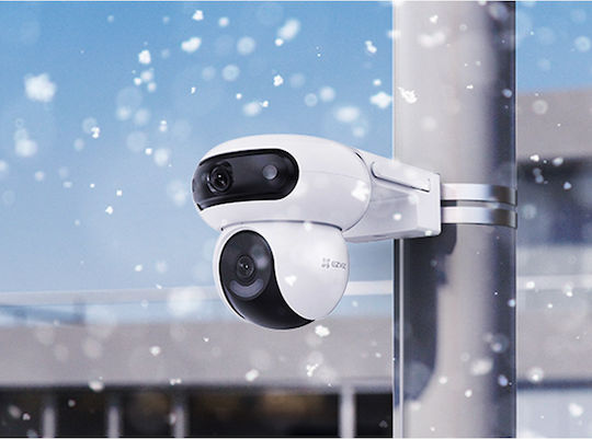 Ezviz H90 Dual 2K⁺ IP Cameră de Supraveghere Wi-Fi Full HD+ 4MP Rezistentă la apă cu Comunicare Bidirecțională și Lentilă 2.8mm