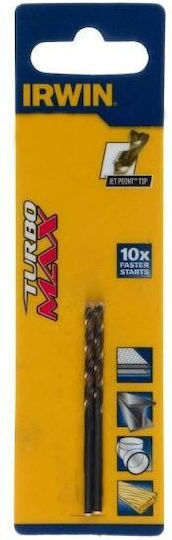 Irwin Turbomax Drill? Set of 2 Diamond Drills HSS with Cylindrical Shank for Metal και Wood