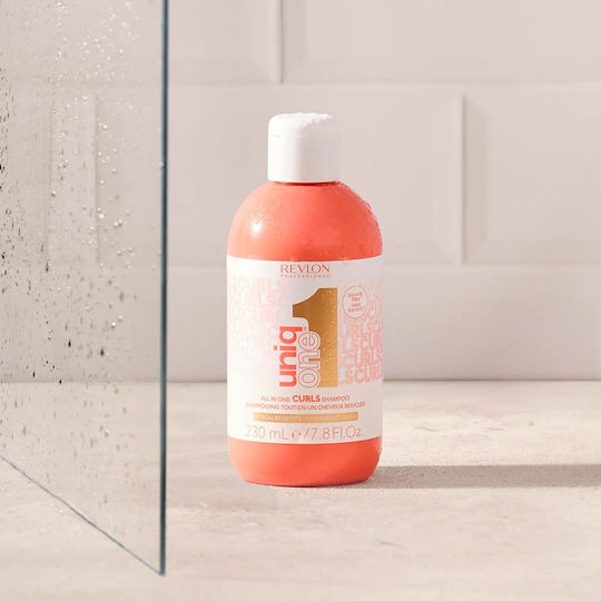 Revlon Uniq One All In One Reconstruction/Nourishment & Mass Gaining Shampoo For Curly Hair 230ml