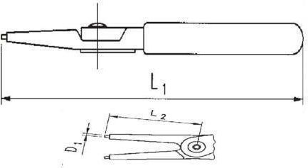 Proline Μυτοτσίμπιδο Ίσιο Μήκους 180mm