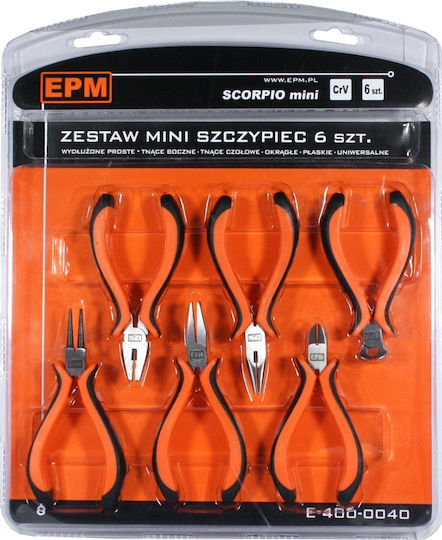 EPM Комплект клещи Прави 6бр